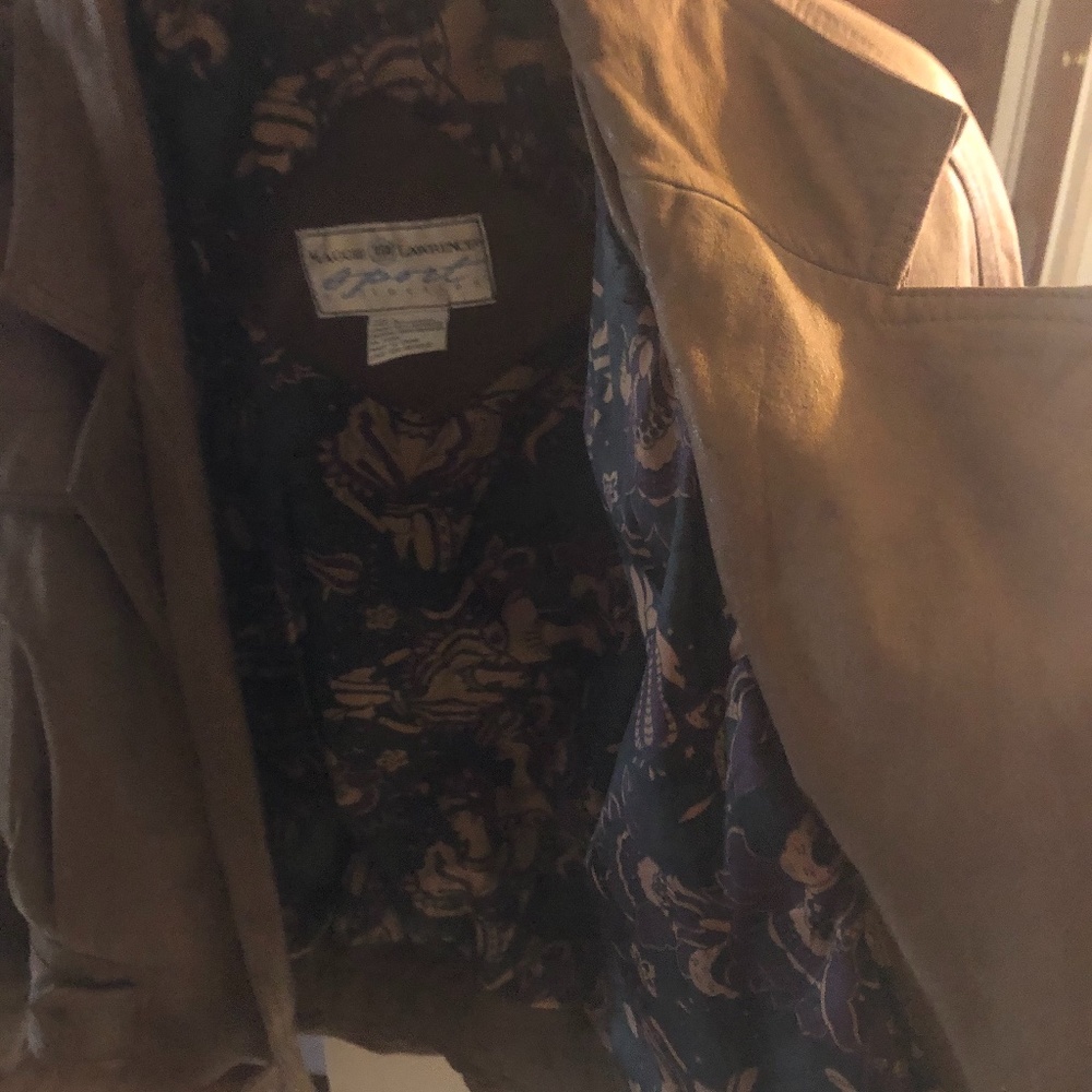 leather brown Swede jacket